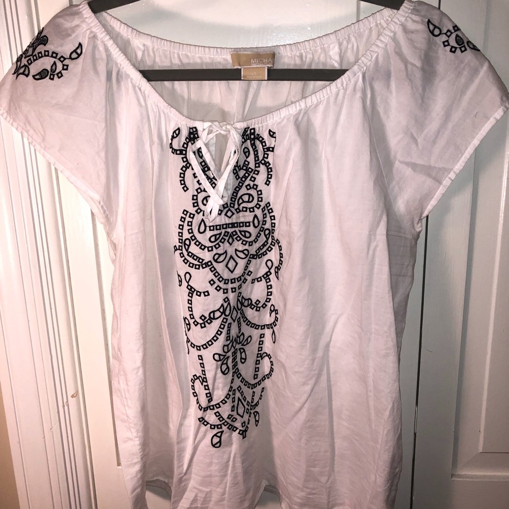 Embroidered top